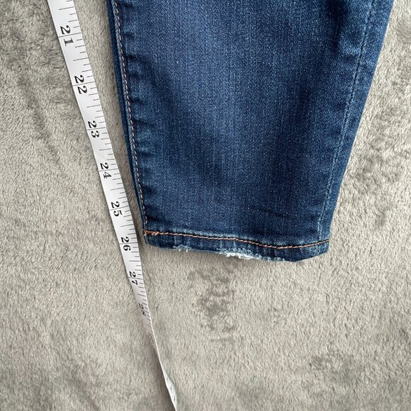 American Eagle Distressed Jeggings Women’s 10 Short Super Stretch X Grunge Y2K - Picture 5 of 10